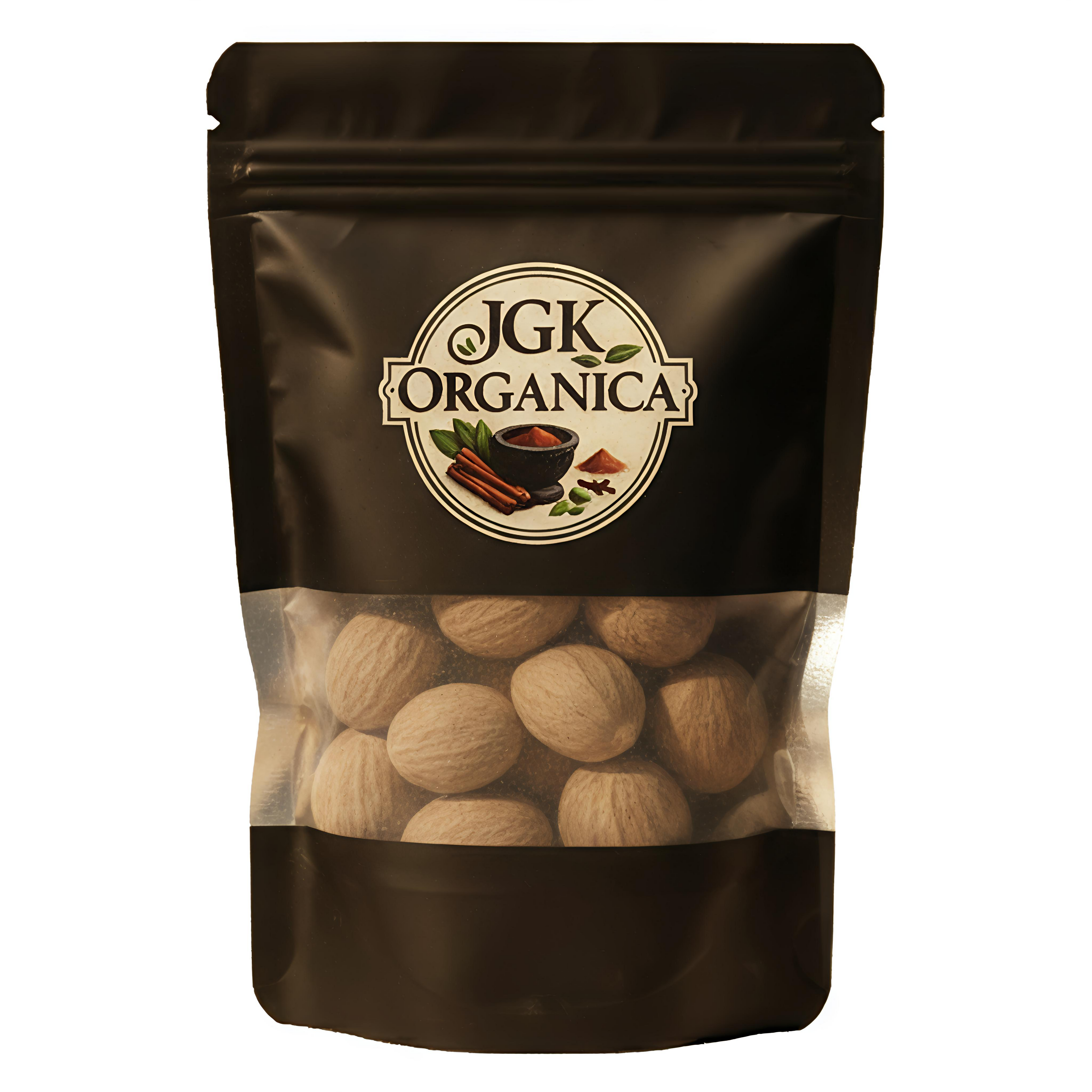 Whole Jaiphal (Nutmeg) | Premium Sabut Jaiphal Spice | 100gm